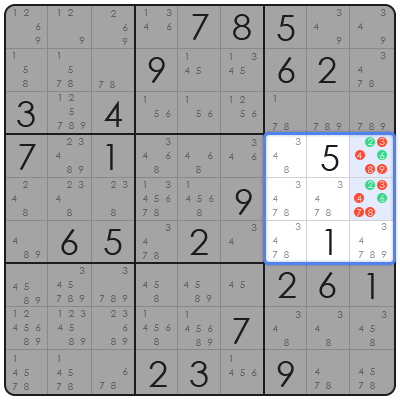 killer sudoku combinations